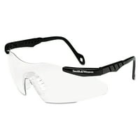 Smith & Wesson Magnum 3G предпазни очила, черна рамка, прозрачен обектив