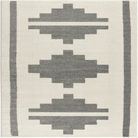 Поли & кора Парето 6' х 9 ' килим в почти бял цвят