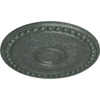 Екена мелница 1 8 од 1 п Фостър таван медальон, ръчно рисуван Атински зелен пращене