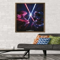 Междузвездни войни: Оби -Уан Кеноби - Плакат за стена на дуел, 22.375 34 рамки
