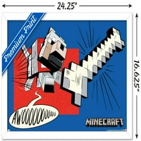 Minecraft - Плакат за костна стена, 14.725 22.375