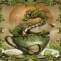 Стенли Морисън - Плакат за стена за чай Дракон, 22.375 34