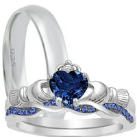 Неговите и нейните сватбени пръстени поставят стерлингови сребърни сватбени ленти за него и нея