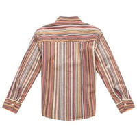 Раирана блуза за момчета на Ричи Хаус с яка на ревера RH1731