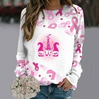Рак тениски жени риза за рак на гърдата Смешна розова панделка Графични тийнейджъри Ракови информираност Блузи разпространяват