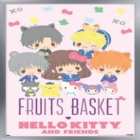 Плодови кошници Hello Kitty and Friends - Group Wall Poster, 14.725 22.375 рамки