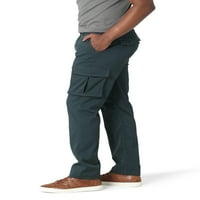 Лий® Мъжки екстремен комфорт синтетичен Прав крак товарен панталон