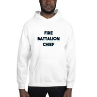 2XL Tri Color Fire Battalion Chief Hoodie Pullover Sweatshirt от неопределени подаръци