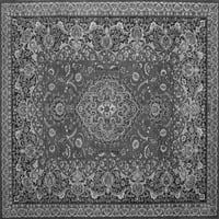 Ahgly Company вътрешен правоъгълник медальон сиви традиционни килими, 2 '3'