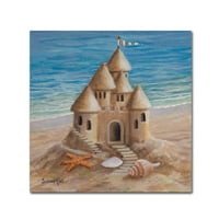 Търговска марка изобразително изкуство 'пясъчен замък' платно изкуство от Сюзън Риос