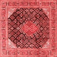 Ahgly Company вътрешен правоъгълник медальон червени традиционни килими, 2 '4'