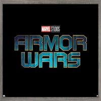Marvel Armor Wars - Плакат за стена на лого, 22.375 34