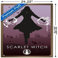 Marvel Comics - Scarlet Witch - Минималистичен плакат за стена, 22.375 34