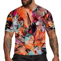 Тениски за мъже дишащи върхове ризи Unise 3D модни отпечатани ризи за възрастни с къси ръкави с най-висок ръкав