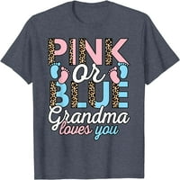 Розовата или синята баба обича те тениска от пола разкрива бебешки душ