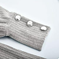Есенни пуловери за жени модерен дълъг ръкав Нови сделки Женски костенурка плетен джъмпер пуловер с дълъг ръкав Елегантни ежедневни