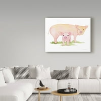 Изящно изкуство на търговска марка „Живот на селското животно Елемент IV“ Платно изкуство от Катлийн Пар Маккена