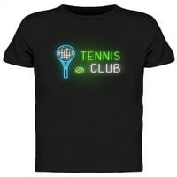Неонов тенис клуб знак Тениска Мъже -Маг от Shutterstock, мъжки големи