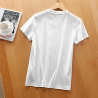 Отключете ума си обратно към училищните подаръци Модни тениски за жени - риза с къси ръкави с модерен графичен печат дизайн