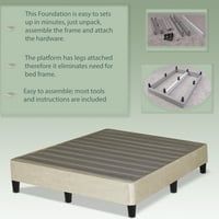 Гаутун, платформа легло за матрак, премахване на необходимостта от Бо пролетта и легло рамка, 75 44